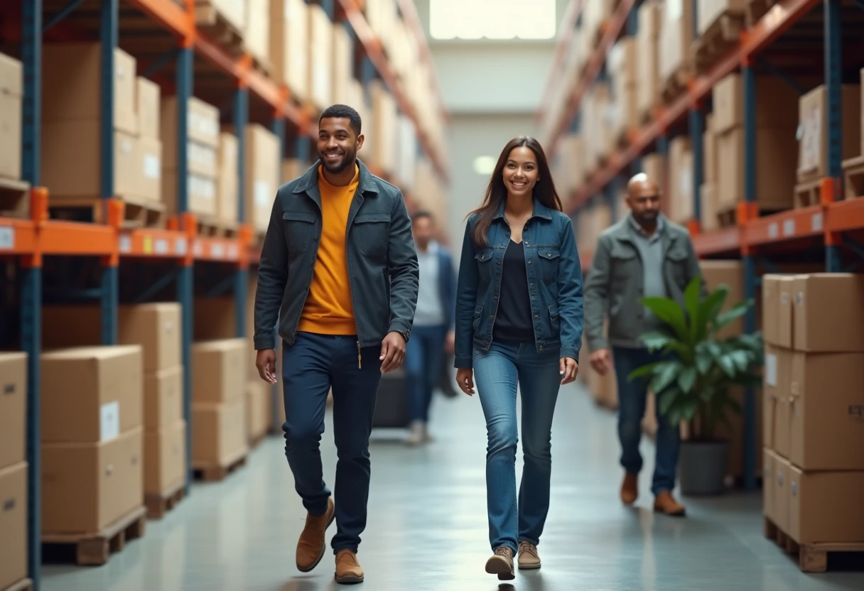 Warehouse management role in action